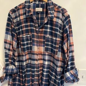 Plaid button up shirt